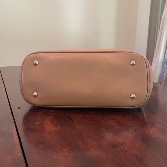 Small Saffiano leather bag Beige +black wallet - Picture 6 of 15